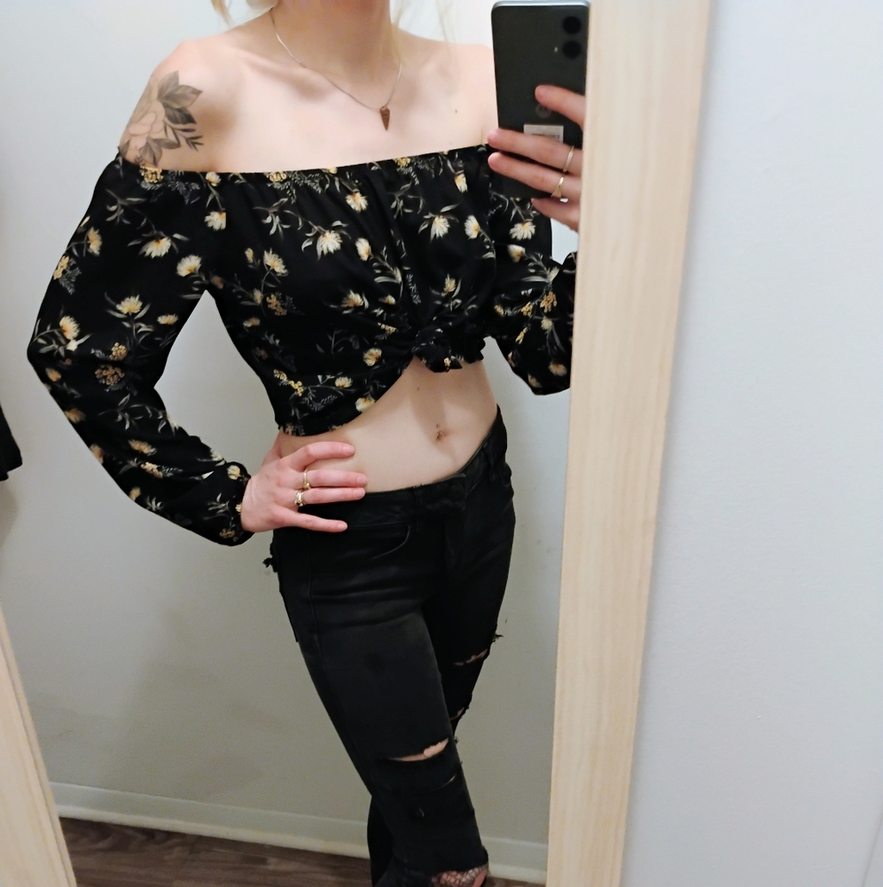 Off the shoulder blouse